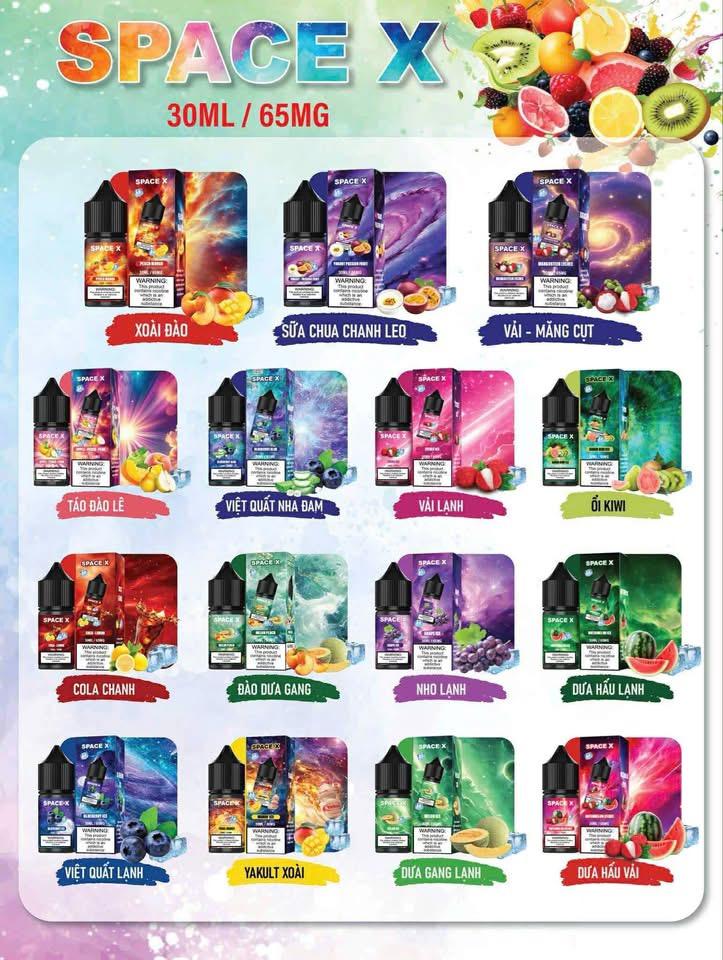 SPACE X 65MG-duoc-ban-tai-KINGZ SMOKE E-JUICE