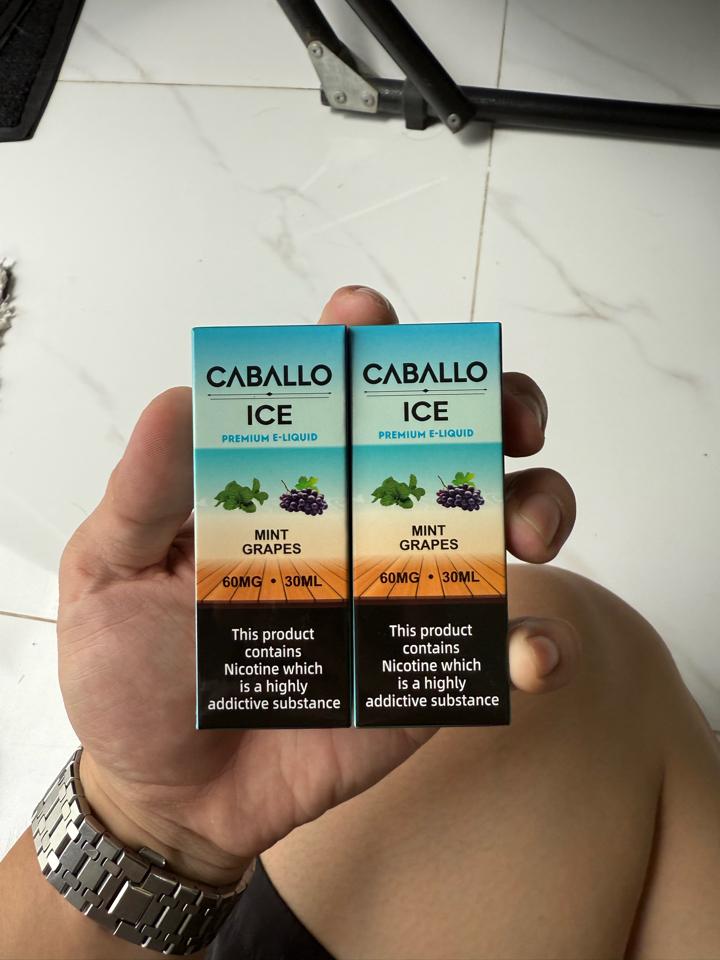 CABALLO ICE 60NI - NHO BẠC HÀ-duoc-ban-tai-KINGZ SMOKE E-JUICE