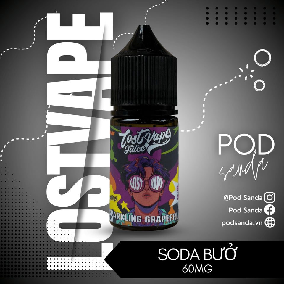 LOSTVAPE 60MG - SODA BƯỞI-duoc-ban-tai-KINGZ SMOKE E-JUICE