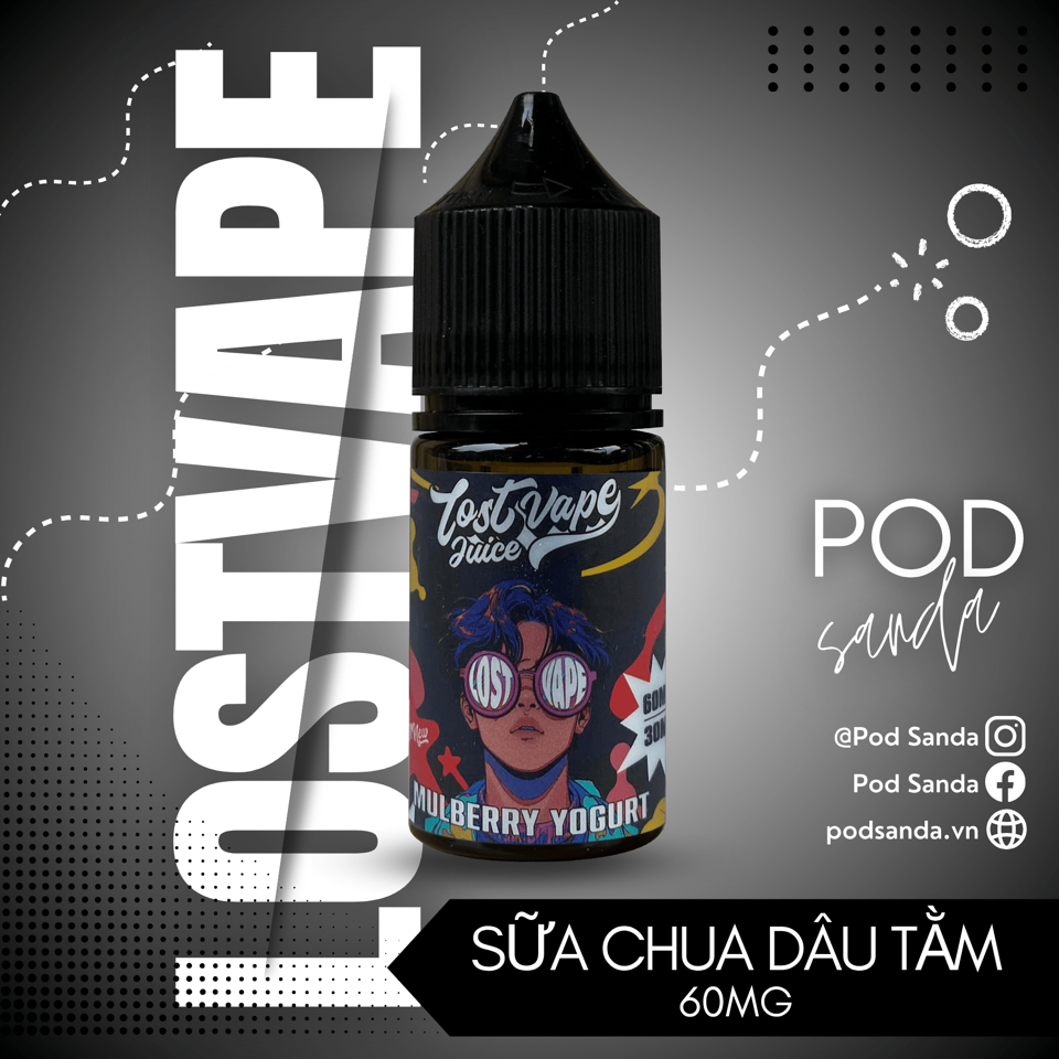 LOSTVAPE 60MG - SỮA CHUA MÂM XÔI-duoc-ban-tai-KINGZ SMOKE E-JUICE