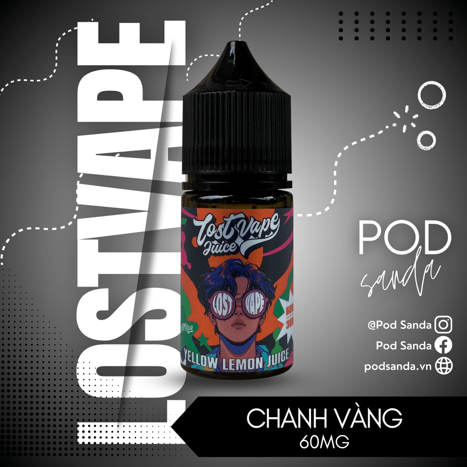 LOSTVAPE 60MG - CHANH LẠNH-duoc-ban-tai-KINGZ SMOKE E-JUICE
