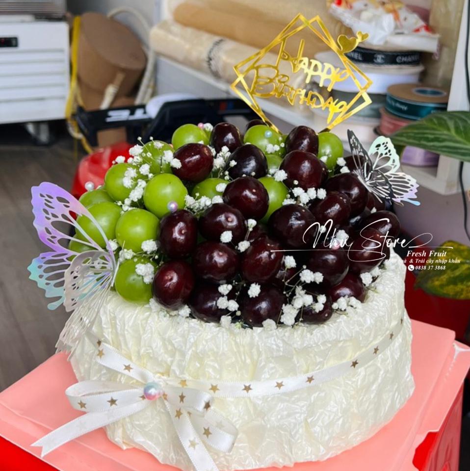 Bánh kem nho & cherry H08-duoc-ban-tai-Như STORE - Fresh Fruit