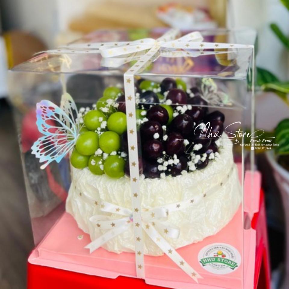 Bánh kem nho & cherry H08-duoc-ban-tai-Như STORE - Fresh Fruit