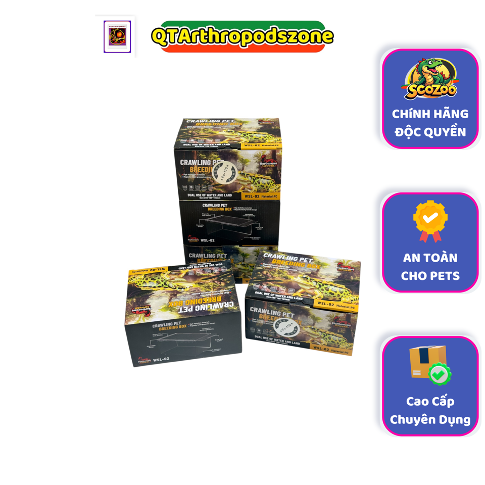 Bộ Kit Nuôi Pets 01 (Bọ Cạp, Tarantula, Isopod, Rết, …) Cao Cấp Chuyên Dụng Chính Hãng QTArthropodszone-duoc-ban-tai-QTArthropodszone (Scorpions Exotic QTVietNam & SpiderHia)