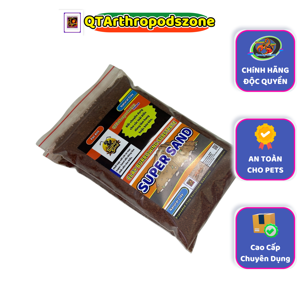 Ant Soil Super Sand Đất Kéo Kén Tạo Hang Chuyên Dụng Dành Riêng Cho Ant (Kiến Kéo Kén Và Làm Hang) (Chính Hãng QTArthropodszone)-duoc-ban-tai-QTArthropodszone (Scorpions Exotic QTVietNam & SpiderHia)