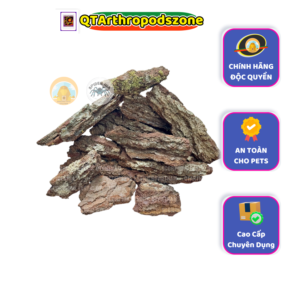 ReptiBark (Gỗ Thông) QTArthropodszone Cao Cấp Chuyên Dụng Cho Pets: Côn Trùng (Nhện, Rết, Bọ Cạp, …) Và Bò Sát-duoc-ban-tai-QTArthropodszone (Scorpions Exotic QTVietNam & SpiderHia)
