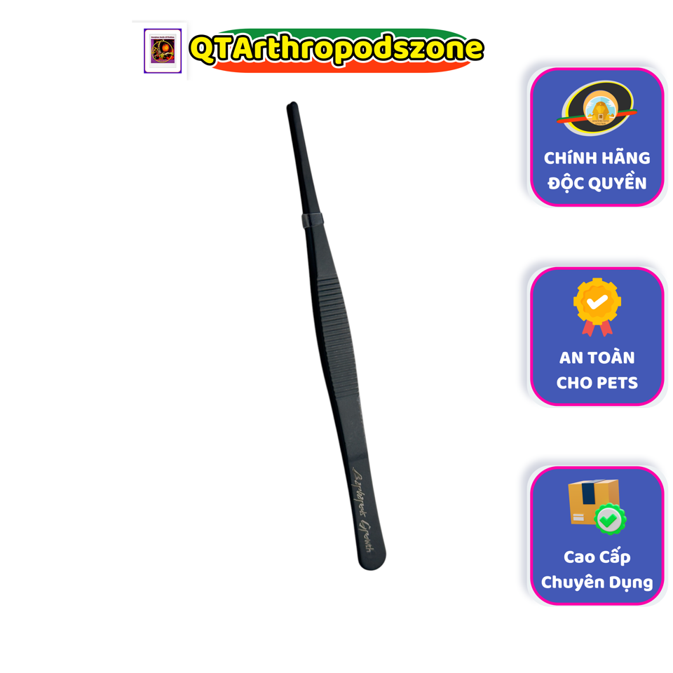 Nhíp Gắp Thép Phủ Sơn Tĩnh Điện Chuyên Dụng Cho Pets Chính Hãng QTArthropodszone-duoc-ban-tai-QTArthropodszone (Scorpions Exotic QTVietNam & SpiderHia)
