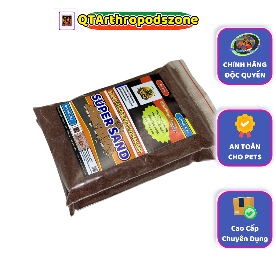 Ant Soil Super Sand Đất Kéo Kén Tạo Hang Chuyên Dụng Dành Riêng Cho Ant (Kiến Kéo Kén Và Làm Hang) (Chính Hãng QTArthropodszone)-duoc-ban-tai-QTArthropodszone (Scorpions Exotic QTVietNam & SpiderHia)