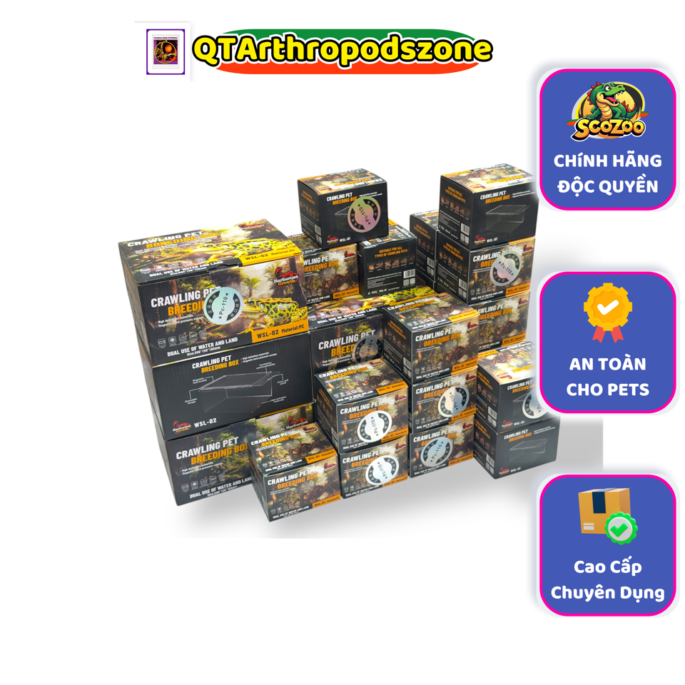 Bộ Kit Nuôi Pets 01 (Bọ Cạp, Tarantula, Isopod, Rết, …) Cao Cấp Chuyên Dụng Chính Hãng QTArthropodszone-duoc-ban-tai-QTArthropodszone (Scorpions Exotic QTVietNam & SpiderHia)