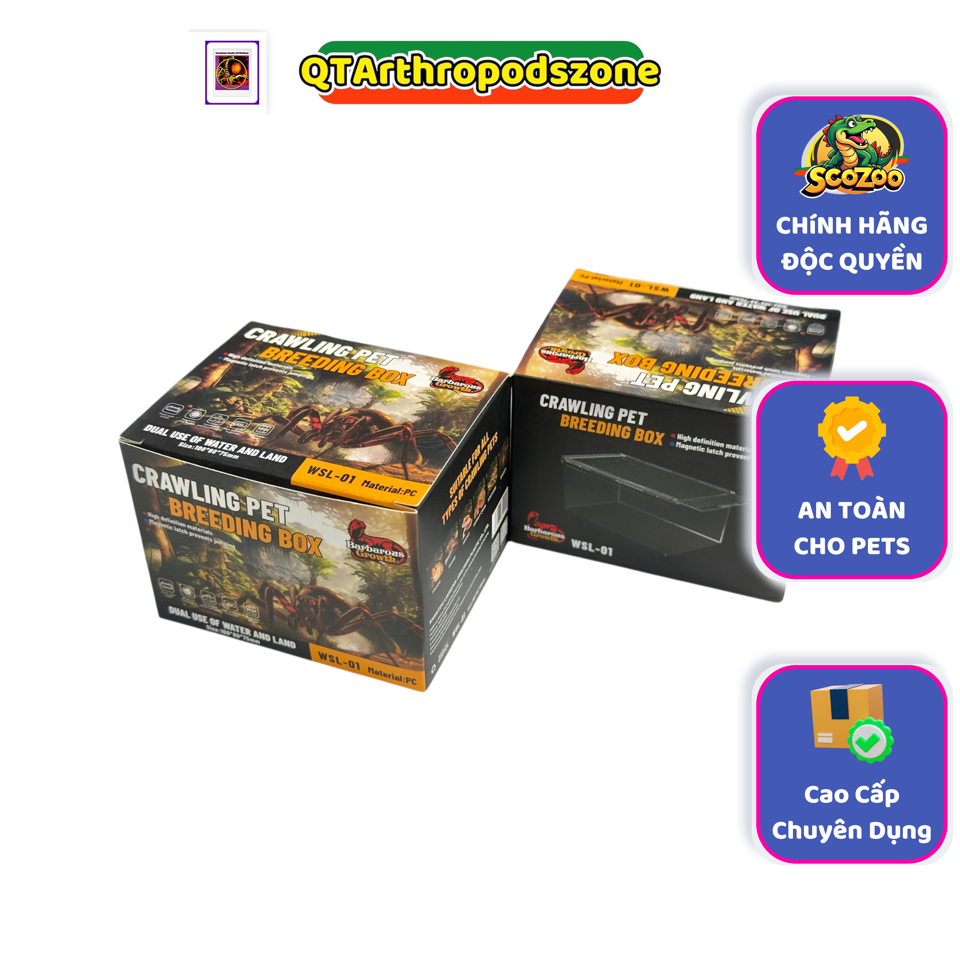 Bộ Kit Nuôi Pets 04 (Bọ Cạp, Tarantula, Isopod, Rết, …) Cao Cấp Chuyên Dụng Chính Hãng QTArthropodszone-duoc-ban-tai-QTArthropodszone (Scorpions Exotic QTVietNam & SpiderHia)