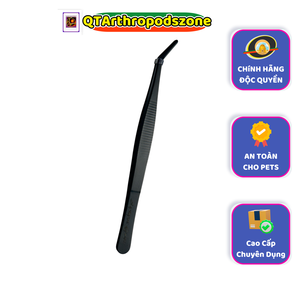 Nhíp Gắp Thép Phủ Sơn Tĩnh Điện Chuyên Dụng Cho Pets Chính Hãng QTArthropodszone-duoc-ban-tai-QTArthropodszone (Scorpions Exotic QTVietNam & SpiderHia)