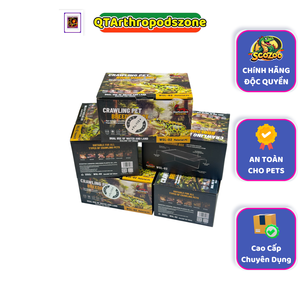 Bộ Kit Nuôi Pets 01 (Bọ Cạp, Tarantula, Isopod, Rết, …) Cao Cấp Chuyên Dụng Chính Hãng QTArthropodszone-duoc-ban-tai-QTArthropodszone (Scorpions Exotic QTVietNam & SpiderHia)