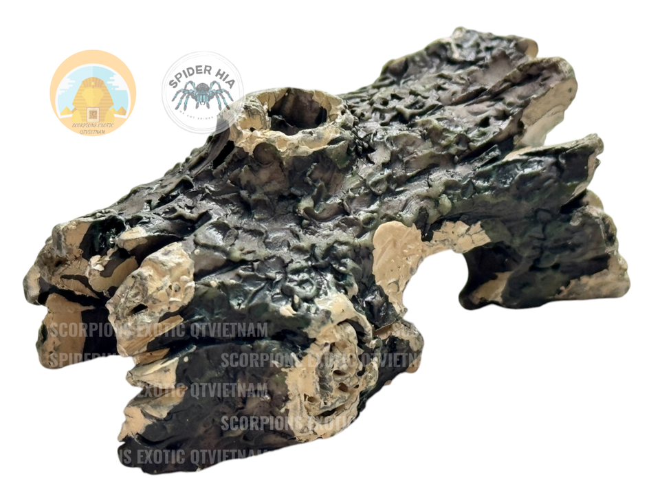 Hang Trú Hốc Cây (giả Cork Bark) Chuyên Dụng Cho Côn trùng (Bọ Cạp/Tarantula/Isopod/Rết/…) Chính Hãng QTArthropodszone-duoc-ban-tai-QTArthropodszone (Scorpions Exotic QTVietNam & SpiderHia)