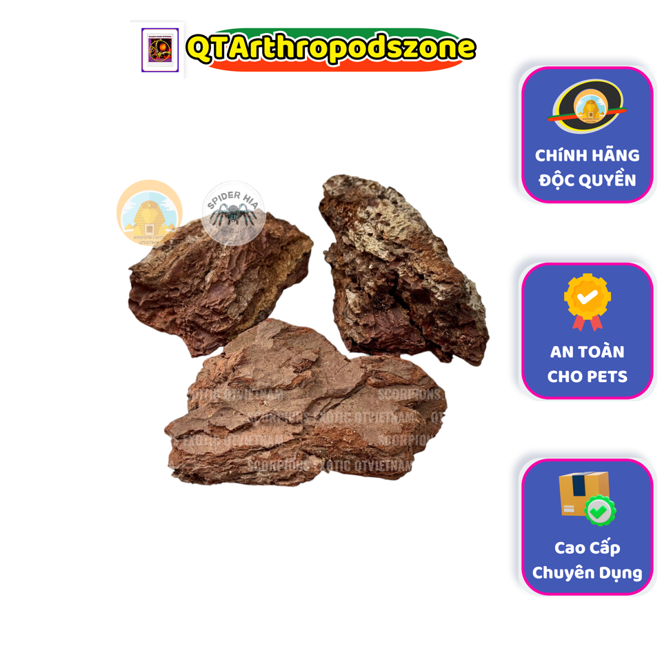 ReptiBark (Gỗ Thông) QTArthropodszone Cao Cấp Chuyên Dụng Cho Pets: Côn Trùng (Nhện, Rết, Bọ Cạp, …) Và Bò Sát-duoc-ban-tai-QTArthropodszone (Scorpions Exotic QTVietNam & SpiderHia)