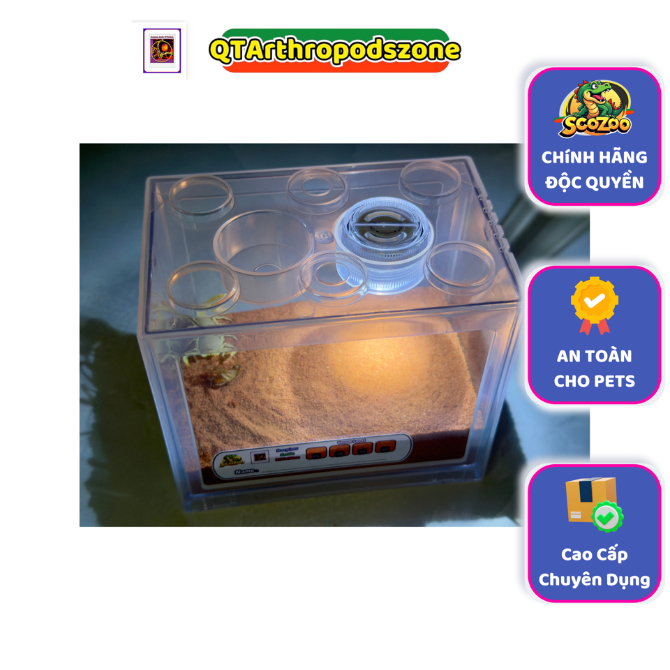 Super Tank/Hộp Chuyên Dụng Nuôi Pets: Nhện, Rết, Bọ Cạp, … (Côn Trùng)-duoc-ban-tai-QTArthropodszone (Scorpions Exotic QTVietNam & SpiderHia)