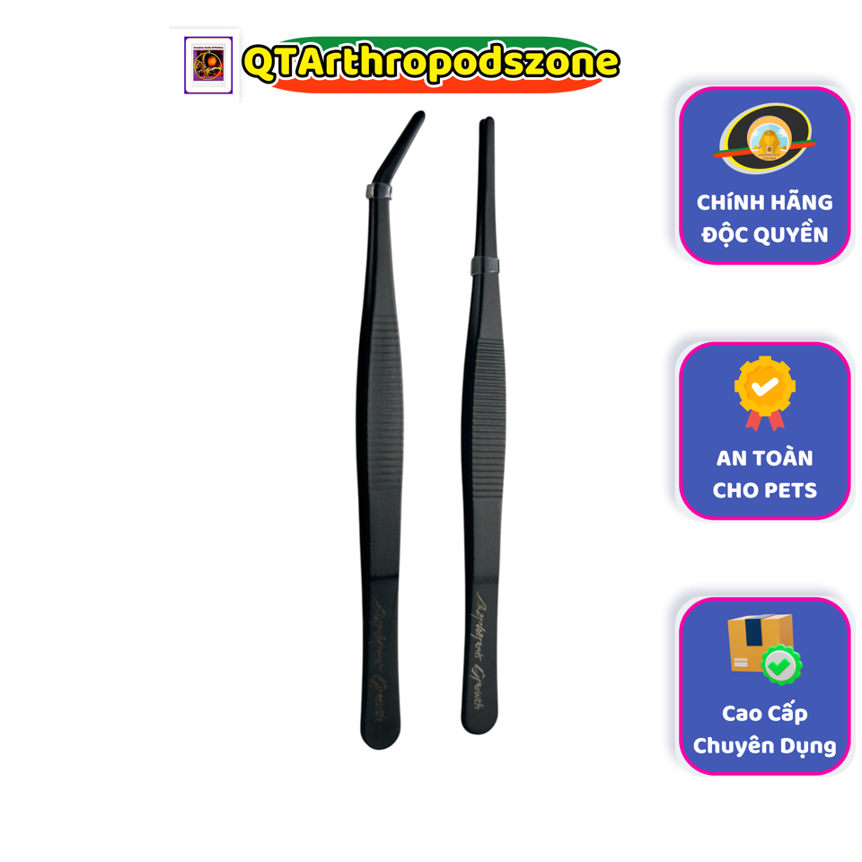 Nhíp Gắp Thép Phủ Sơn Tĩnh Điện Chuyên Dụng Cho Pets Chính Hãng QTArthropodszone-duoc-ban-tai-QTArthropodszone (Scorpions Exotic QTVietNam & SpiderHia)