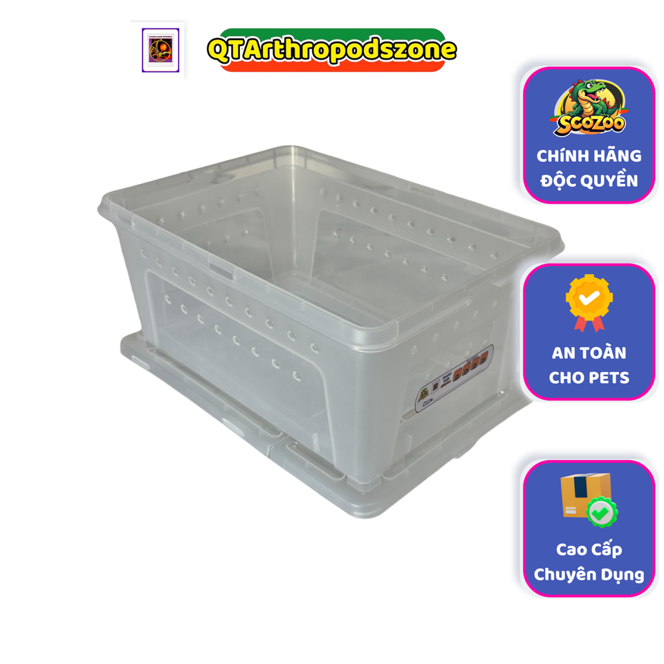 Tank/Hộp Nhựa 26cm/32cm Chuyên Dụng Nuôi Pets (Côn Trùng - Bò Sát): Nhện, Rết, Bọ Cạp, … Rồng Úc, LG, Ếch, Trăn, Rắn-duoc-ban-tai-QTArthropodszone (Scorpions Exotic QTVietNam & SpiderHia)
