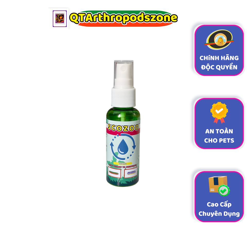 SCOZOO Bình Cấp Ẩm Cao Cấp Chuyên Dụng Chính Hãng QTArthropodszone Cho Côn Trùng Và Bò Sát-duoc-ban-tai-QTArthropodszone (Scorpions Exotic QTVietNam & SpiderHia)