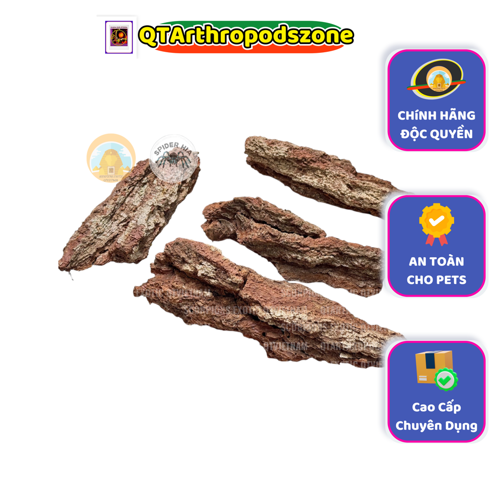 ReptiBark (Gỗ Thông) QTArthropodszone Cao Cấp Chuyên Dụng Cho Pets: Côn Trùng (Nhện, Rết, Bọ Cạp, …) Và Bò Sát-duoc-ban-tai-QTArthropodszone (Scorpions Exotic QTVietNam & SpiderHia)