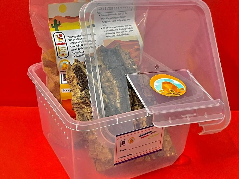 Combo Nuôi Côn Trùng Sa Mạc 01-duoc-ban-tai-QTArthropodszone (Scorpions Exotic QTVietNam & SpiderHia)