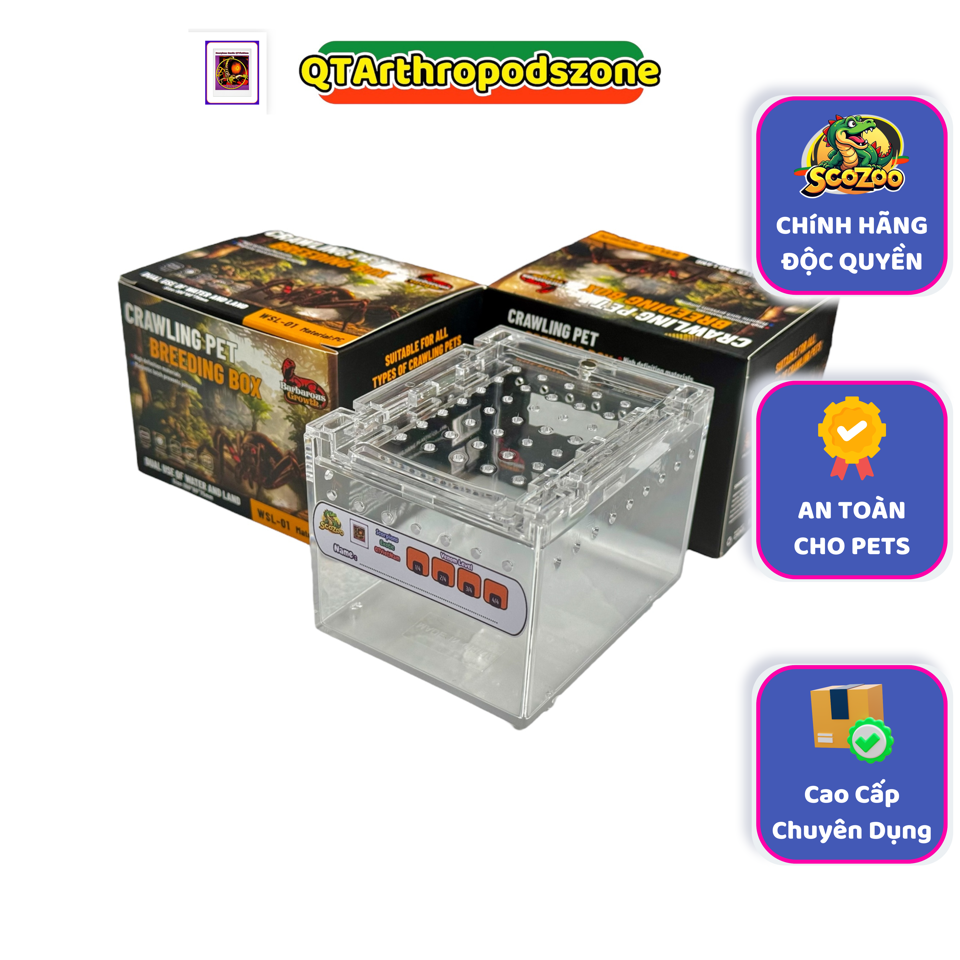 Bộ Kit Nuôi Pets 04 (Bọ Cạp, Tarantula, Isopod, Rết, …) Cao Cấp Chuyên Dụng Chính Hãng QTArthropodszone-duoc-ban-tai-QTArthropodszone (Scorpions Exotic QTVietNam & SpiderHia)