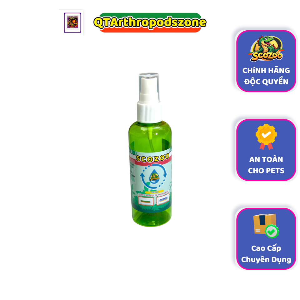 SCOZOO Bình Cấp Ẩm Cao Cấp Chuyên Dụng Chính Hãng QTArthropodszone Cho Côn Trùng Và Bò Sát-duoc-ban-tai-QTArthropodszone (Scorpions Exotic QTVietNam & SpiderHia)