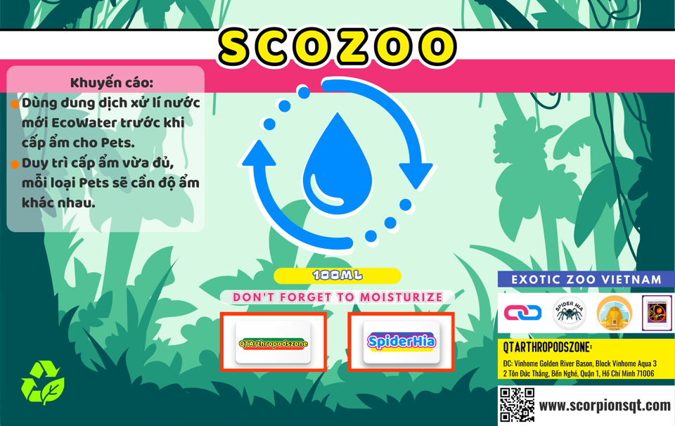 SCOZOO Bình Cấp Ẩm Cao Cấp Chuyên Dụng Chính Hãng QTArthropodszone Cho Côn Trùng Và Bò Sát-duoc-ban-tai-QTArthropodszone (Scorpions Exotic QTVietNam & SpiderHia)