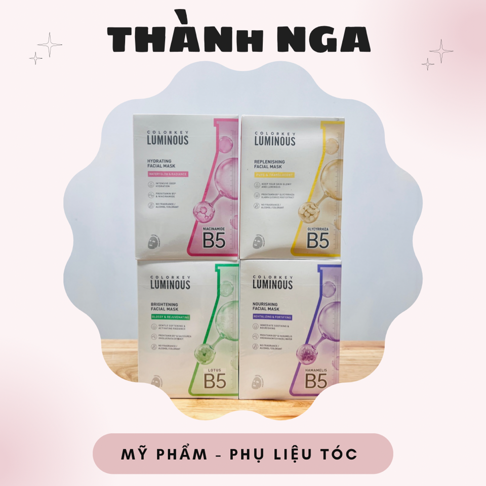 MẶT NẠ COLORKEY LUMINOUS VITAMIN B5 -duoc-ban-tai-Mỹ Phẩm - Phụ Liệu Tóc Thành Nga