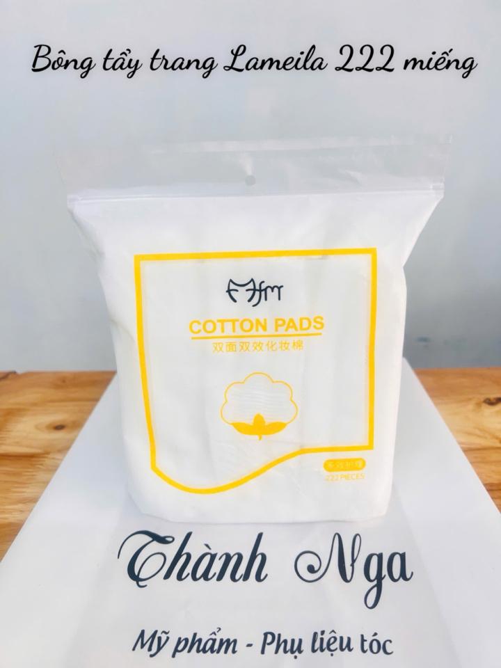 Bông tẩy trang Lameila 222 miếng-duoc-ban-tai-Mỹ Phẩm - Phụ Liệu Tóc Thành Nga