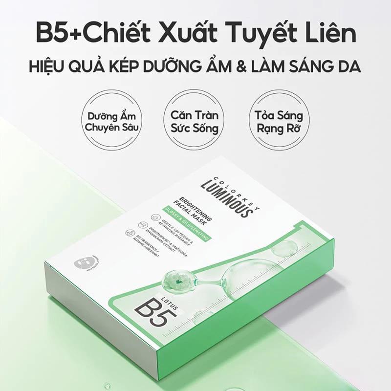 MẶT NẠ COLORKEY LUMINOUS VITAMIN B5 -duoc-ban-tai-Mỹ Phẩm - Phụ Liệu Tóc Thành Nga