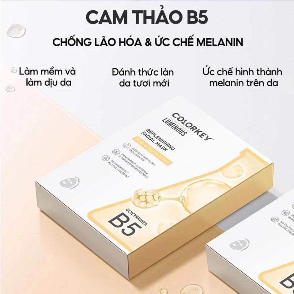MẶT NẠ COLORKEY LUMINOUS VITAMIN B5 -duoc-ban-tai-Mỹ Phẩm - Phụ Liệu Tóc Thành Nga