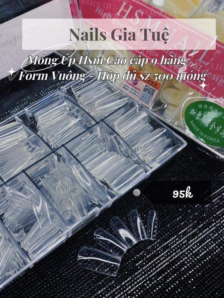 DE - Móng Úp Vuông Hồng (Trong)-duoc-ban-tai-NAIL GIA TUỆ