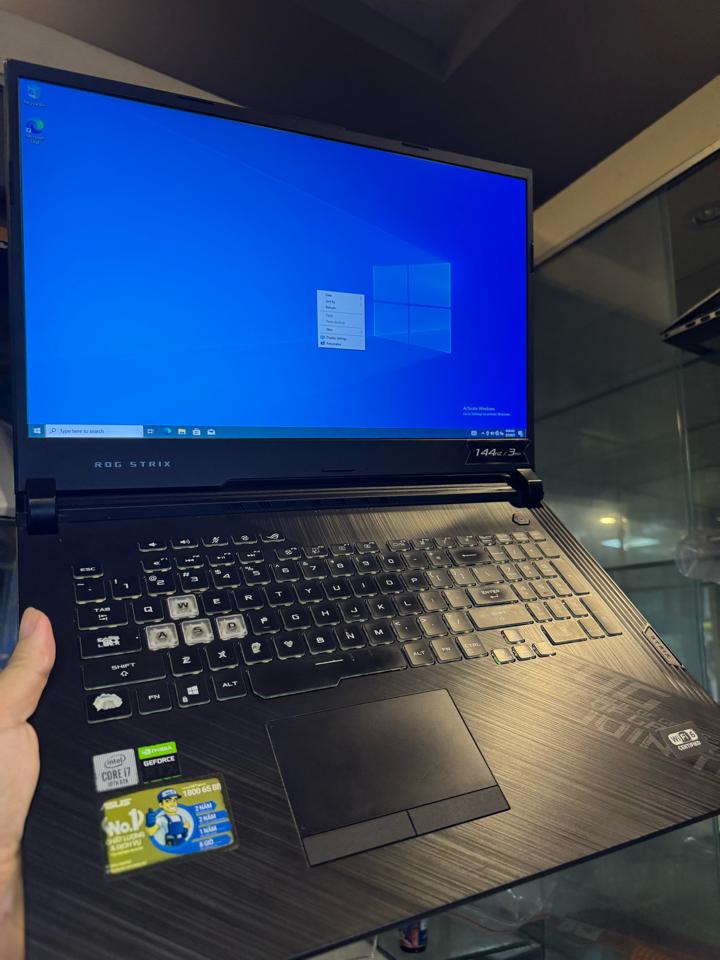 Asus Rog i7 10th ram 16/512gb RTX 2060 17inch-duoc-ban-tai-Vi Tính Kim Trân