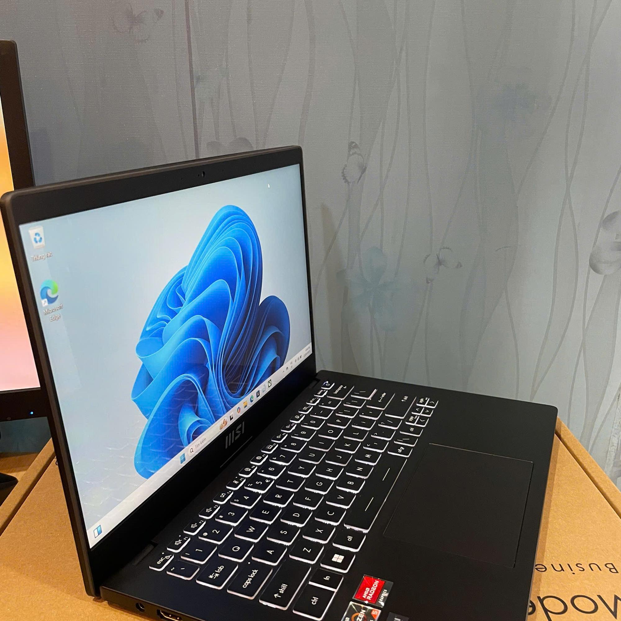 Laptop MSI RYZEN 5 7530U ZIN TEM - CÒN BẢO HÀNH FPT TỚI 4/2026-duoc-ban-tai-Vi Tính Kim Trân
