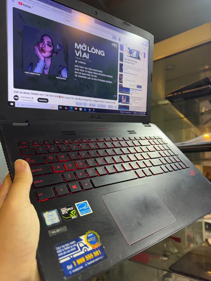Asus Gaming i7 6700HQ 16/256gb-duoc-ban-tai-Vi Tính Kim Trân