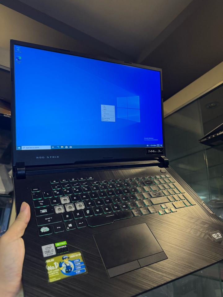 Asus Rog i7 10th ram 16/512gb RTX 2060 17inch-duoc-ban-tai-Vi Tính Kim Trân