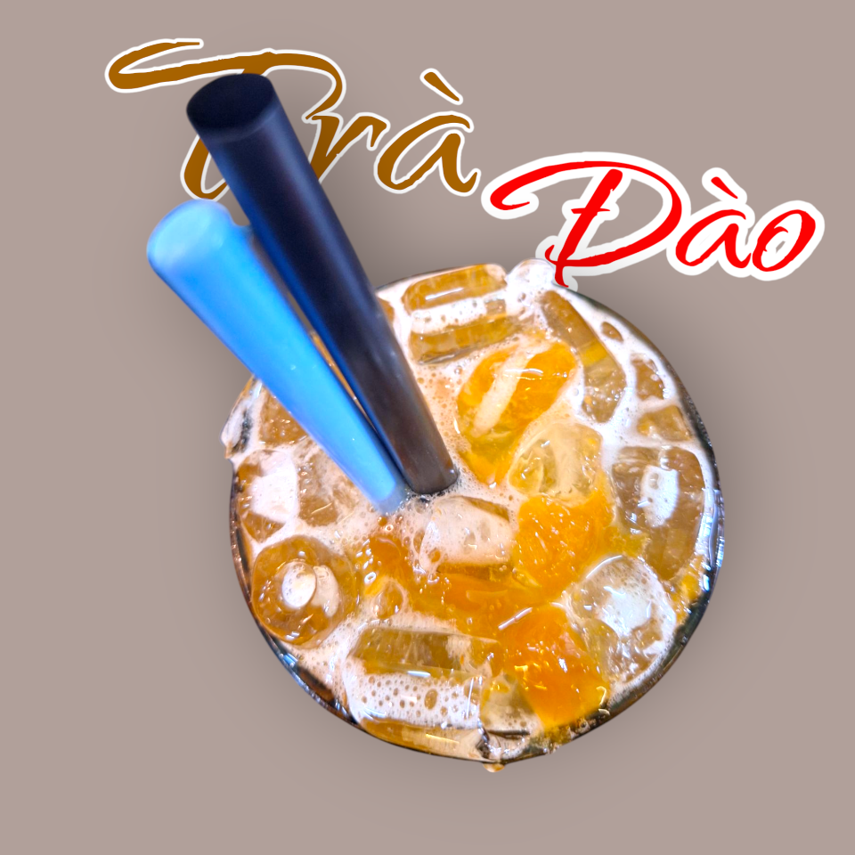Trà Đào-duoc-ban-tai-Tiệm Cà phê XOAY