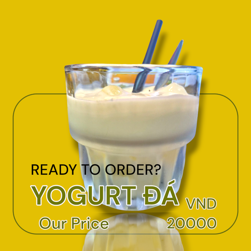 Yogurt Đá-duoc-ban-tai-Tiệm Cà phê XOAY