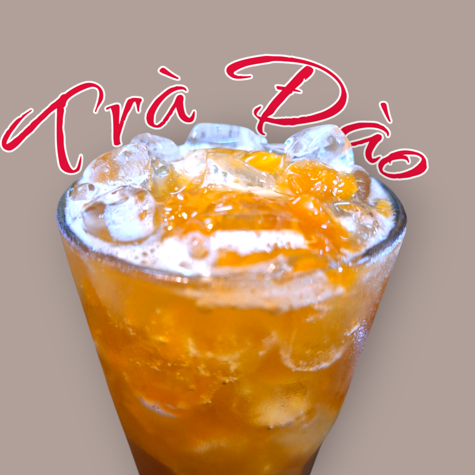 Trà Đào-duoc-ban-tai-Tiệm Cà phê XOAY
