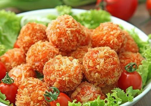 Cá viên cam sốt mayonase 1 khay-duoc-ban-tai-Kho sỉ Lương Dung