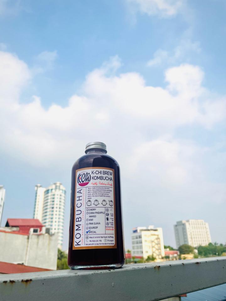 Special kombucha 500ml (blueberry)-duoc-ban-tai-K-Chi Food & Drinks