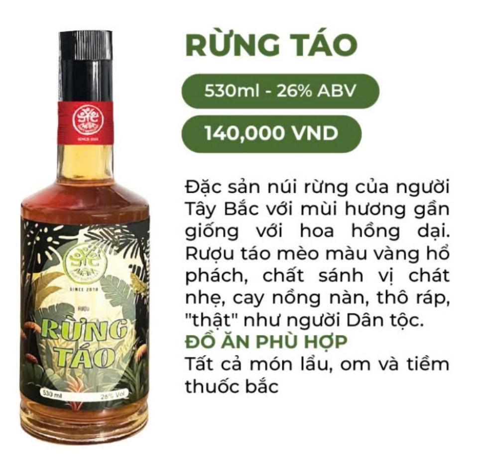 Rượu Rừng Táo-duoc-ban-tai-Nhà Phân Phối Hà Gia Bảo Nam