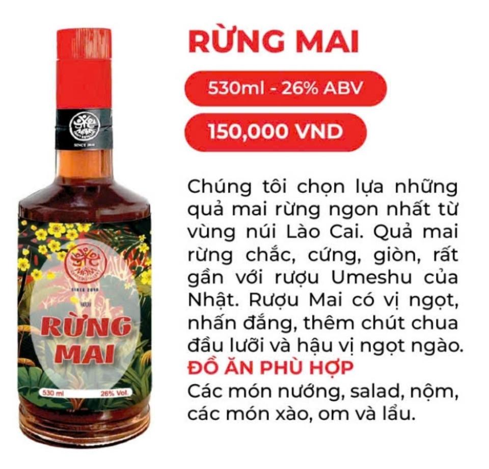 Rượu Rừng Mai-duoc-ban-tai-Nhà Phân Phối Hà Gia Bảo Nam