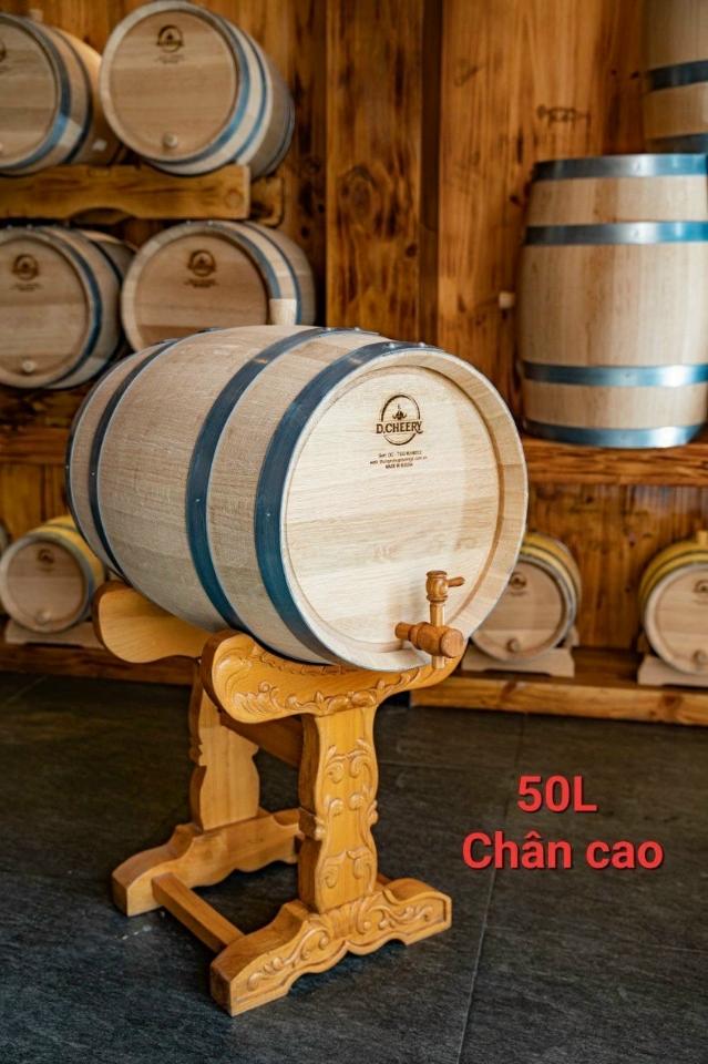 Thùng rượu sồi 50 lít nhập khẩu Nga -duoc-ban-tai-Diệp Phong Chữa Lành