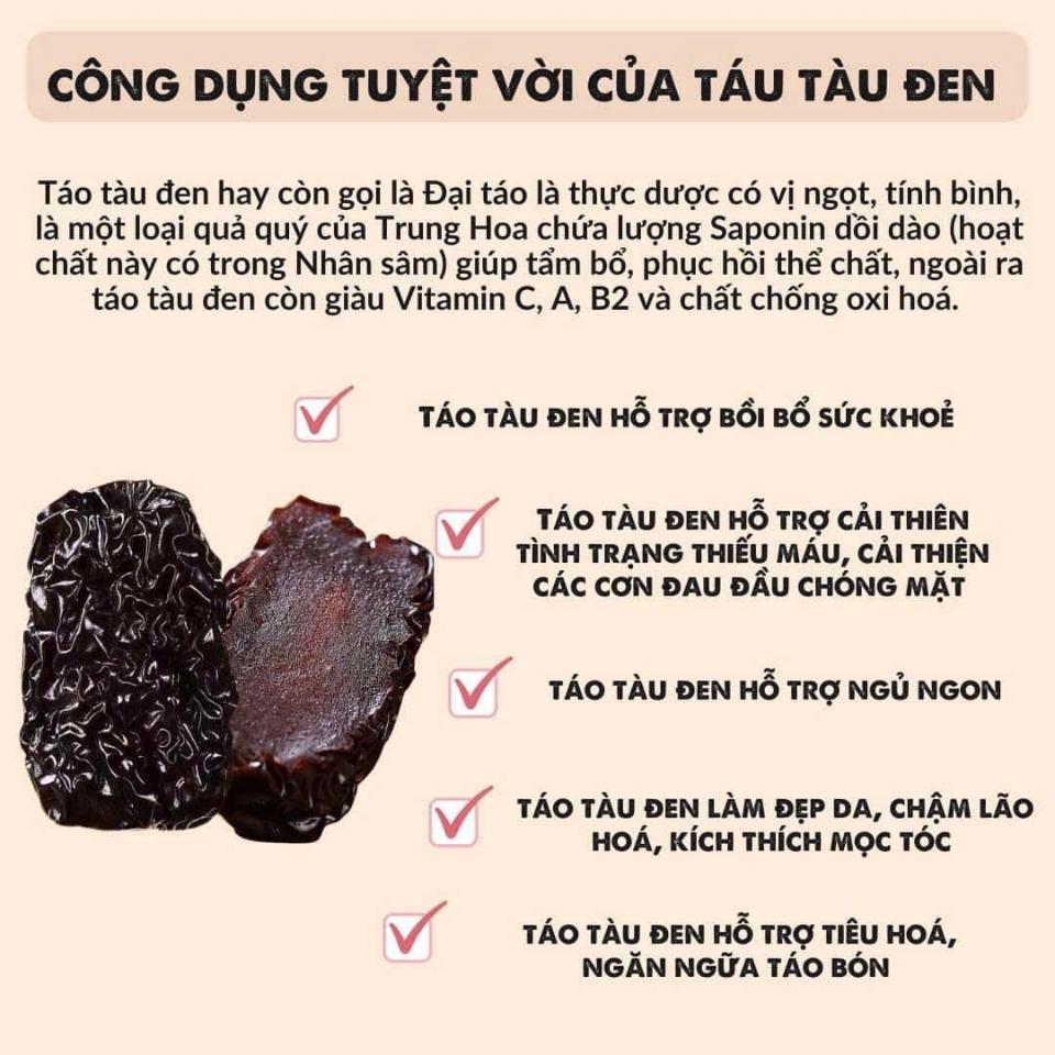 Táo đen - 1kg-duoc-ban-tai-Đặc sản vùng cao HN