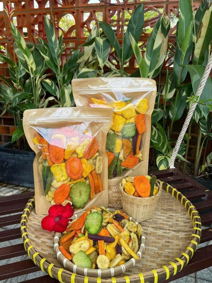 Hoa quả sấy mix - 500gr-duoc-ban-tai-Đặc sản vùng cao HN