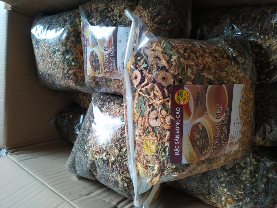 Trà sơn mật hồng sâm 6 vị - 1kg-duoc-ban-tai-Đặc sản vùng cao HN