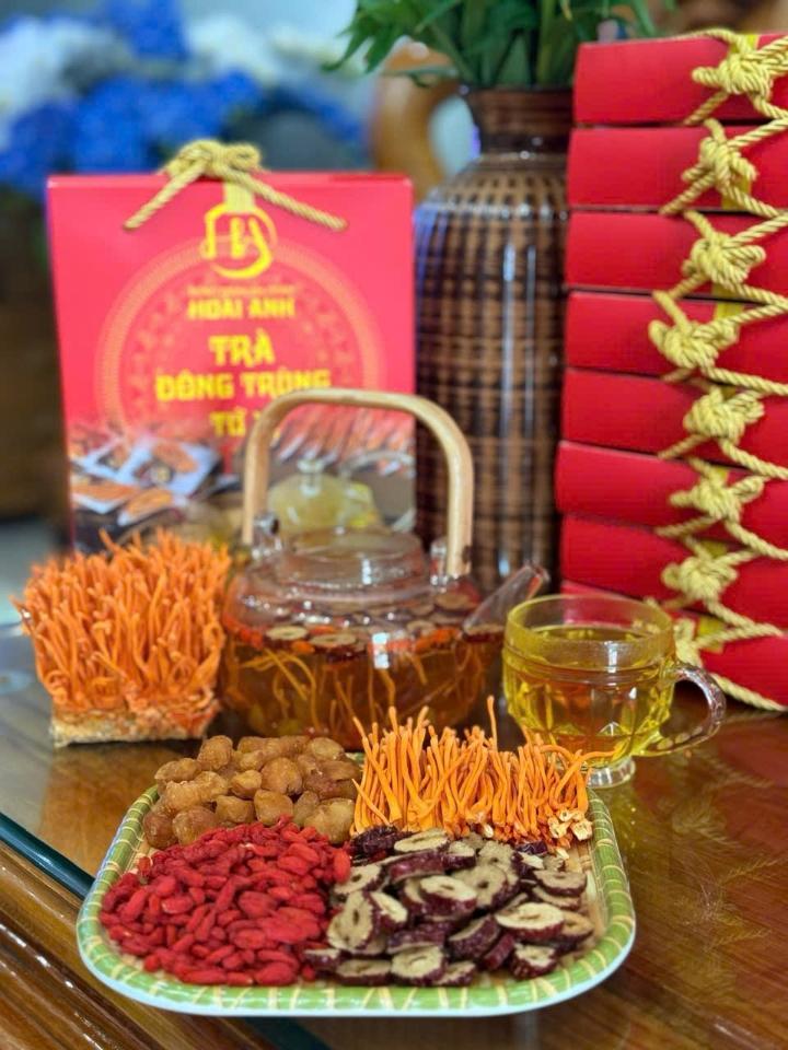 Trà đông trùng hạ thảo tứ vị-duoc-ban-tai-Đặc sản vùng cao HN