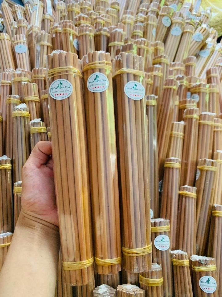 Đũa tre tròn - bó 10 đôi-duoc-ban-tai-Đặc sản vùng cao HN