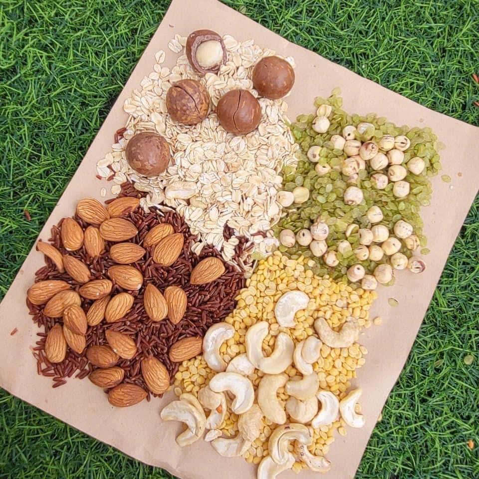 Set sữa hạt mix - túi 10gói-duoc-ban-tai-Đặc sản vùng cao HN